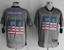 Nike New England Patriots -59 Luke Kuechly Grey NFL Elite USA Flag Fashion Jersey