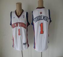New York Knicks -1 Amare Stoudemire White Revolution 30 Stitched NBA Jersey