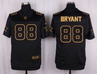 Nike Dallas Cowboys #88 Dez Bryant Black Men's Stitched NFL Elite Pro Line Gold Collection Jersey