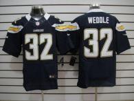 Nike San Diego Chargers #32 Eric Weddle Navy Blue Team Color Men‘s Embroidered NFL Elite Jersey