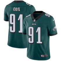 Nike Eagles -91 Fletcher Cox Midnight Green Team Color Stitched NFL Vapor Untouchable Limited Jersey