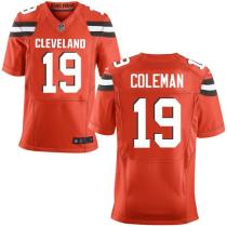 Nike Browns -19 Corey Coleman Orange Alternate Stitched NFL Elite Jersey