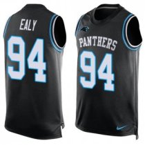 Nike Panthers -94 Kony Ealy Black Team Color Stitched NFL Limited Tank Top Jersey