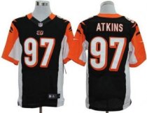 Nike Bengals -97 Geno Atkins Black Team Color Stitched NFL Elite Jersey