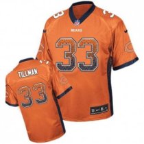Nike Bears -33 Charles Tillman Orange Alternate Stitched NFL Elite Drift Fashion Jersey