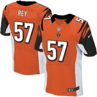 Nike Bengals -57 Vincent Rey Orange Alternate Men's Stitched NFL Elite Jersey