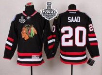 Chicago Blackhawks -20 Brandon Saad Black 2014 Stadium Series 2015 Stanley Cup Stitched NHL Jersey