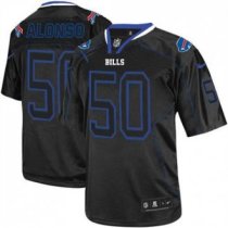 New Nike Buffalo Bills -50 Kiko Alonso Out Black Elite Jerseys