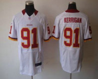 Nike Redskins -91 Ryan Kerrigan White Stitched NFL Elite Jersey
