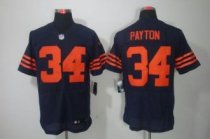 Nike Bears -34 Walter Payton Navy Blue 1940s Throwback Stitched NFL Elite Jersey