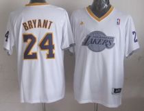 Los Angeles Lakers -24 Kobe Bryant White 2013 Christmas Day Swingman Stitched NBA Jersey