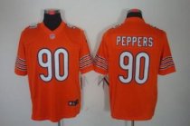 Nike Bears -90 Julius Peppers Orange Alternate Stitched NFL Limited Jersey
