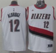 Portland Trail Blazers -12 LaMarcus Aldridge Stitched White NBA Jersey
