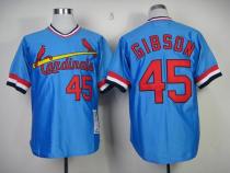 St Louis Cardinals #23 David Freese Blue 1982 Turn Back The Clock Stitched MLB Jersey