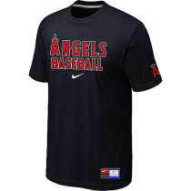 Los Angels of Anaheim Black Nike Short Sleeve Practice T-Shirt