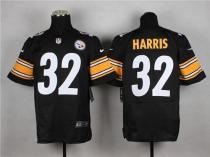 Nike Pittsburgh Steelers #32 Franco Harris Black Team Color Men's Stitched NFL Elite Jersey