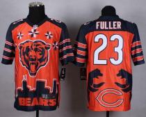 Nike Bears -23 Kyle Fuller Orange Men's Stitched NFL Elite Noble Fashion Jersey