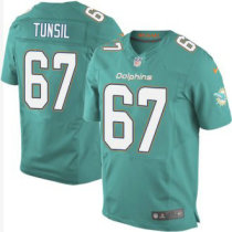 Nike Dolphins -67 Laremy Tunsil Aqua Green Team Color Stitched NFL New Elite Jersey