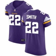 Nike Vikings -22 Harrison Smith Purple Team Color Stitched NFL Vapor Untouchable Elite Jersey