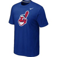 MLB Cleveland Indians Heathered Nike Blue Blended T-Shirt