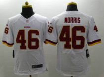 Nike Washington Redskins -46 Alfred Morris White NFL New Elite Jersey