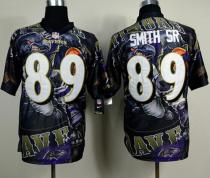 Nike Ravens -89 Steve Smith Sr Team Color Men's Stitched NFL Elite Fanatical Version Jersey