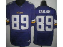 Nike Minnesota Vikings 89 John Carlson Purple Elite Jerseys