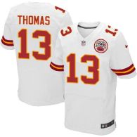 Nike Kansas City Chiefs #13 De'Anthony Thomas White Men's Stitched NFL Elite Jersey