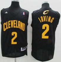 Cleveland Cavaliers -2 Kyrie Irving Black Fashion Stitched NBA Jersey