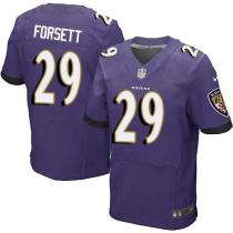 Nike Ravens -29 Justin Forsett Purple Team Color Men's Stitched NFL New Elite Jersey