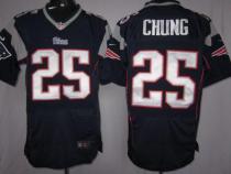 Nike New England Patriots -25 Patrick Chung Navy Blue Team Color Mens Embroidered NFL Elite Jersey