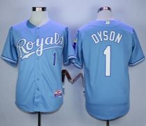 Kansas City Royals -1 Jarrod Dyson Light Blue Alternate 1 Cool Base Stitched MLB Jersey