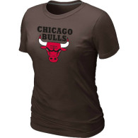 NBA Chicago Bulls Big Tall Primary Logo  Women T-Shirt (2)