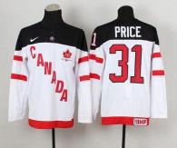 Olympic CA 31 Carey Price White 100th Anniversary Stitched NHL Jersey