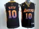 Los Angeles Lakers -10 Steve Nash Black Stitched NBA Vibe Jersey
