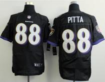 Nike Ravens -88 Dennis Pitta Black Alternate Men's Stitched NFL New Elite Jersey