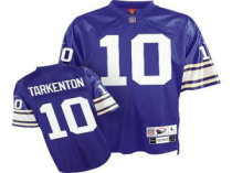 Mitchell&Ness Vikings -10 Fran Tarkenton Purple Stitched Throwback NFL Jersey