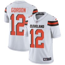 Nike Browns -12 Josh Gordon White Stitched NFL Vapor Untouchable Limited Jersey