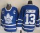 Toronto Maple Leafs -13 Mats Sundin Blue 75th CCM Throwback Stitched NHL Jersey