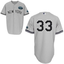 New York Yankees -33 Kelly Johnson Grey GMS  The Boss  Stitched MLB Jersey