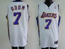 Los Angeles Lakers -7 Lamar Odom Stitched White NBA Jersey