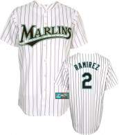Miami Marlins #2 Hanley Ramirez White Stitched MLB Jersey