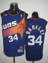 Mitchell & Ness Phoenix Suns -34 Charles Barkley Stitched Blue Throwback NBA Jersey