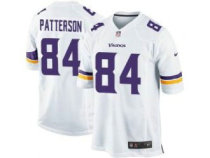 2013 NFL NEW Minnesota Vikings 84 Cordarrelle Patterson White Jerseys(Game)