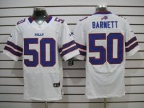 Nike Bills -50 Nick Barnett White Stitched NFL Elite Jersey