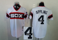 Mitchell And Ness 1983 Autographed MLB Chicago White Sox -4 Luke Appling White Throwback Stitched Je