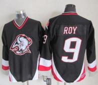 Buffalo Sabres -9 Derek Roy Black CCM Throwback Stitched NHL Jersey