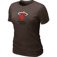 NBA Miami Heat Big Tall Primary Logo Women T-Shirt (3)