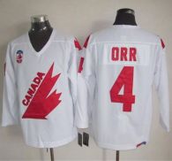 Olympic 1991 CA 4 Bobby Orr White CCM Throwback Stitched NHL Jersey