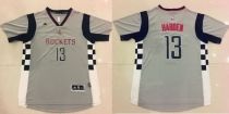 Houston Rockets -13 James Harden Gray Alternate Stitched NBA Jersey